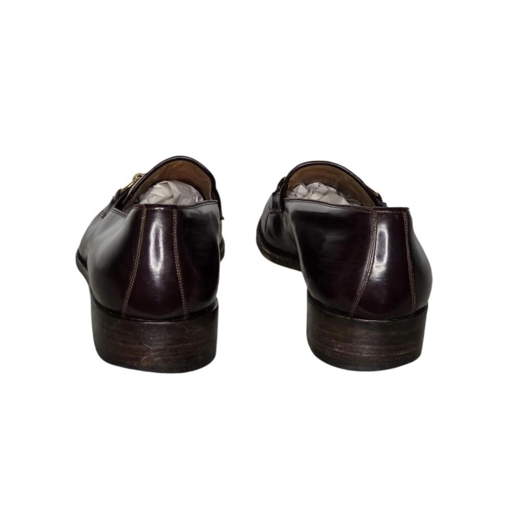 Gucci Horsebit Loafers 9.5 D Mens Leather Slip On Dress Shoes Made In Italy - Picture 4 of 9